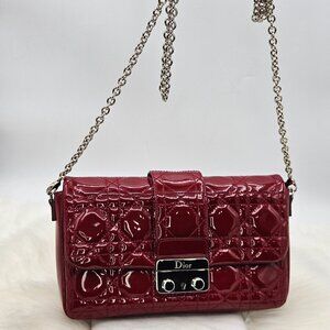 DIOR  Ms.D Promenade Cannage Quilt Patent Leather Bag